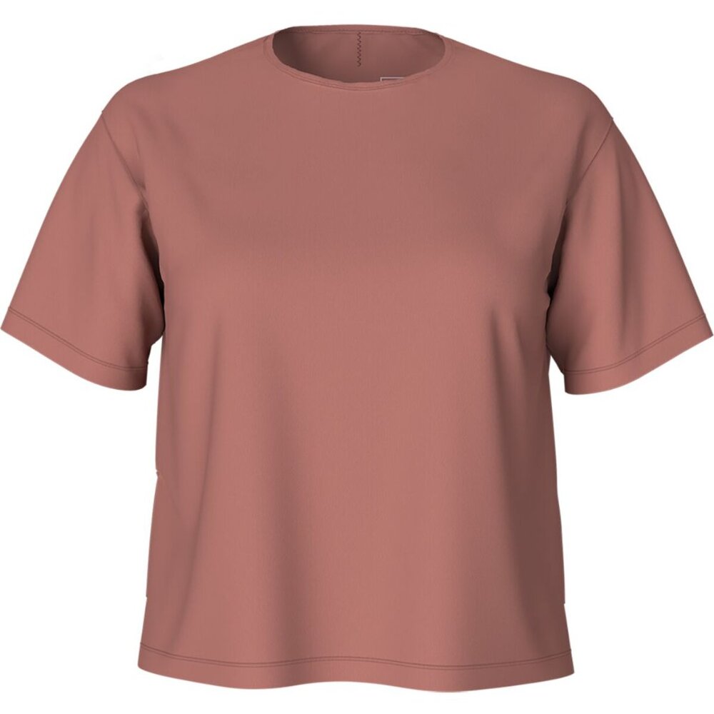 TNF North Face Dune Sky Womens Short Sleeve Light Mahogany TShirt Size L